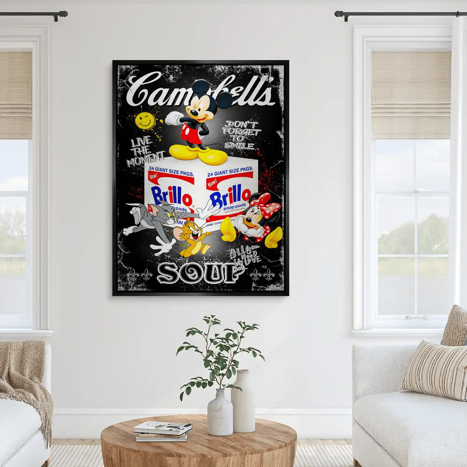 Micky Brillo Box Pop Art Alu Gebürstet INGALERIE