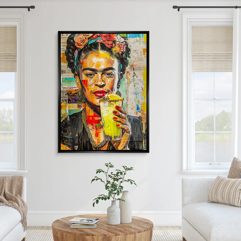 Frida Mexico Art Aludibond Gebürstet INGALERIE