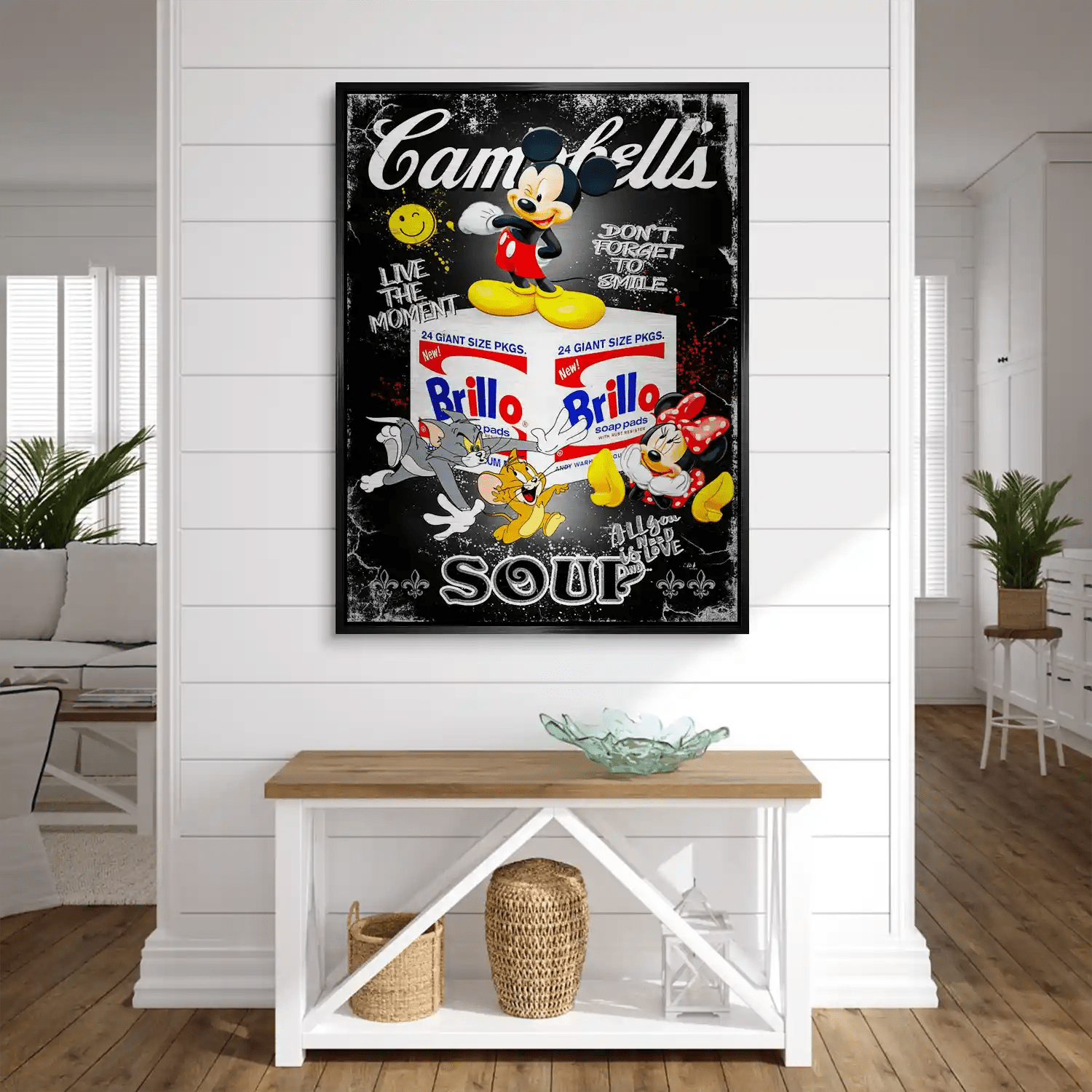 Micky Brillo Box Pop Art Alu Gebürstet INGALERIE