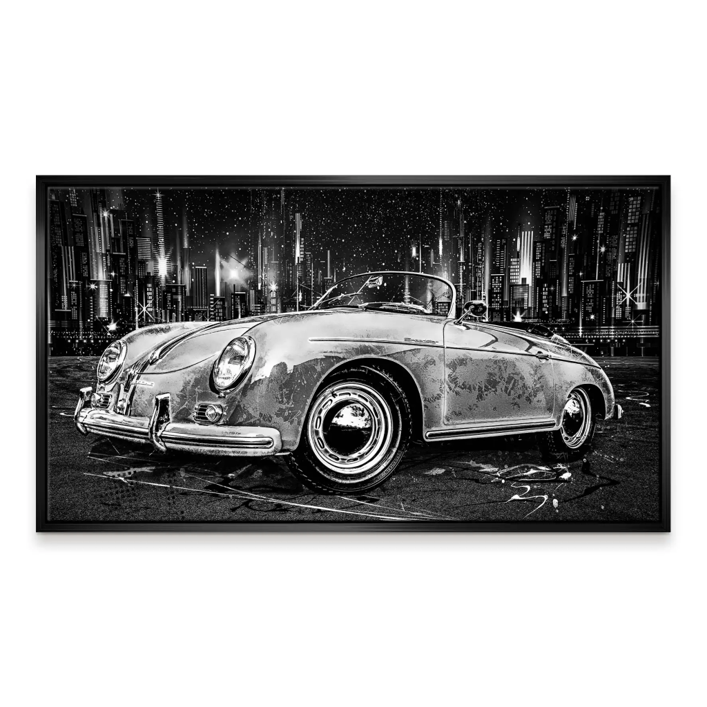 Porsche Speedster City Style Leinwand Bild INGALERIE