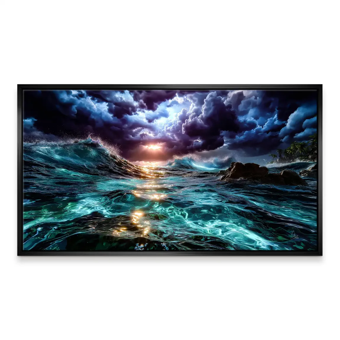 Ocean Storm Leinwand Bild