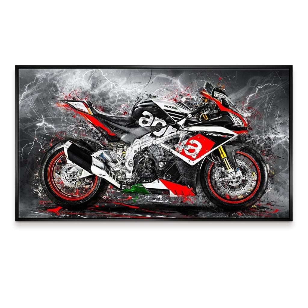 Aprilia RSV Abstrakt Leinwand Bild INGALERIE