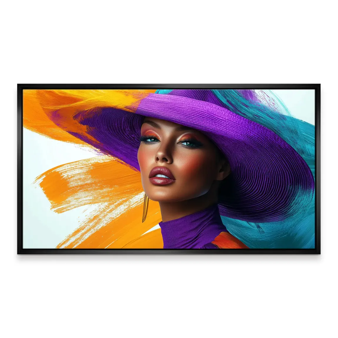 Vivid Fashion Color Art Leinwand Bild