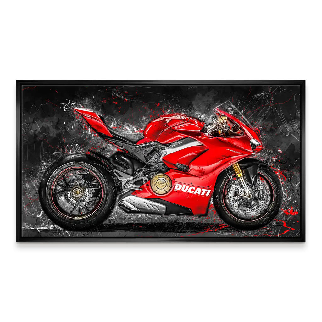 Ducati Panigale Abstrakt Leinwand Bild INGALERIE