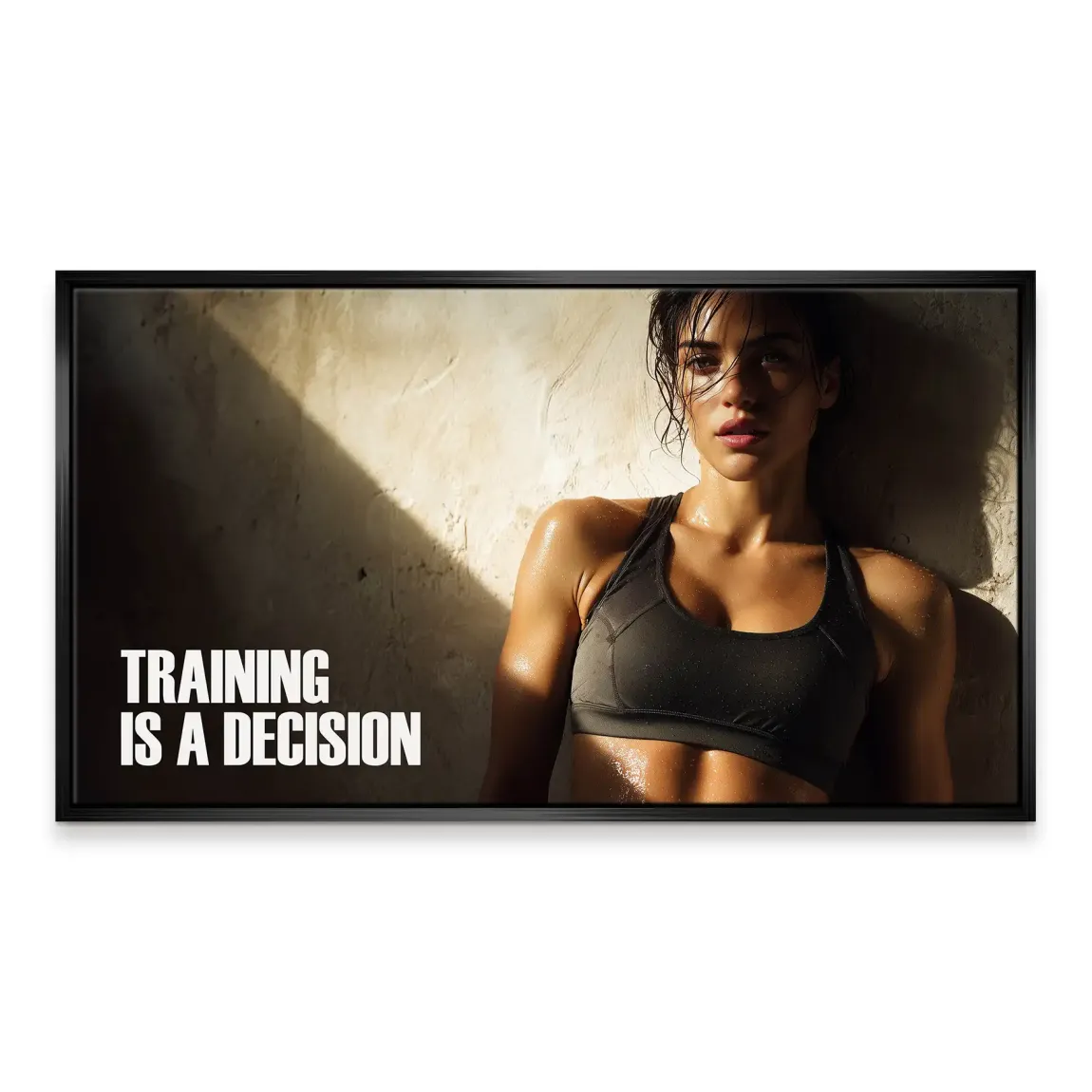 Training Decision Leinwand Bild