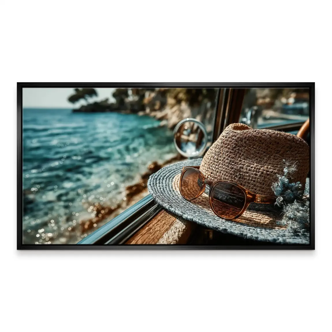 Blue Moments Leinwand Bild