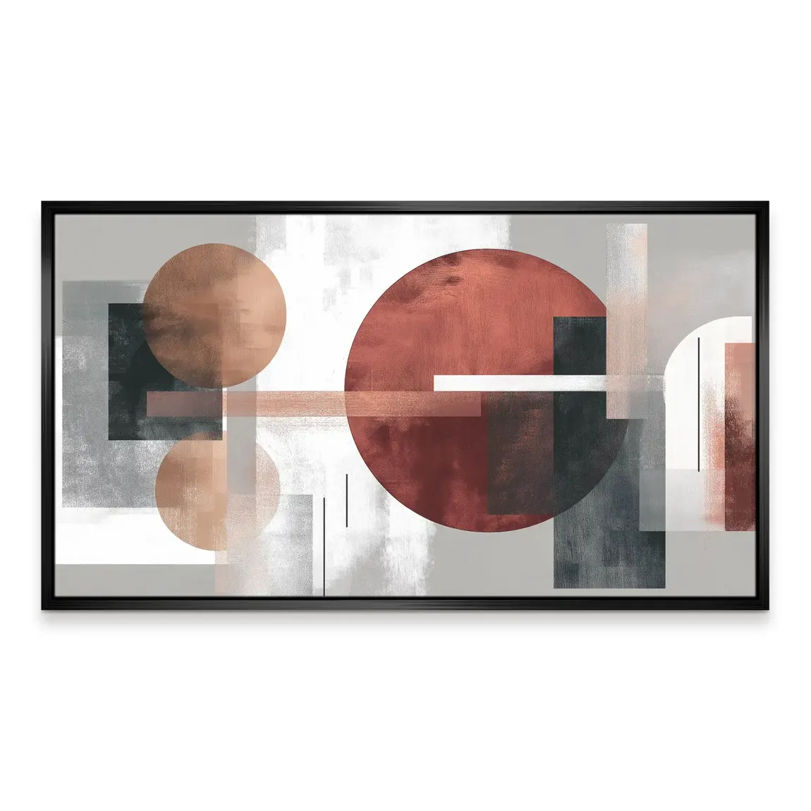 Abstrakte Geometrie Leinwand Bild