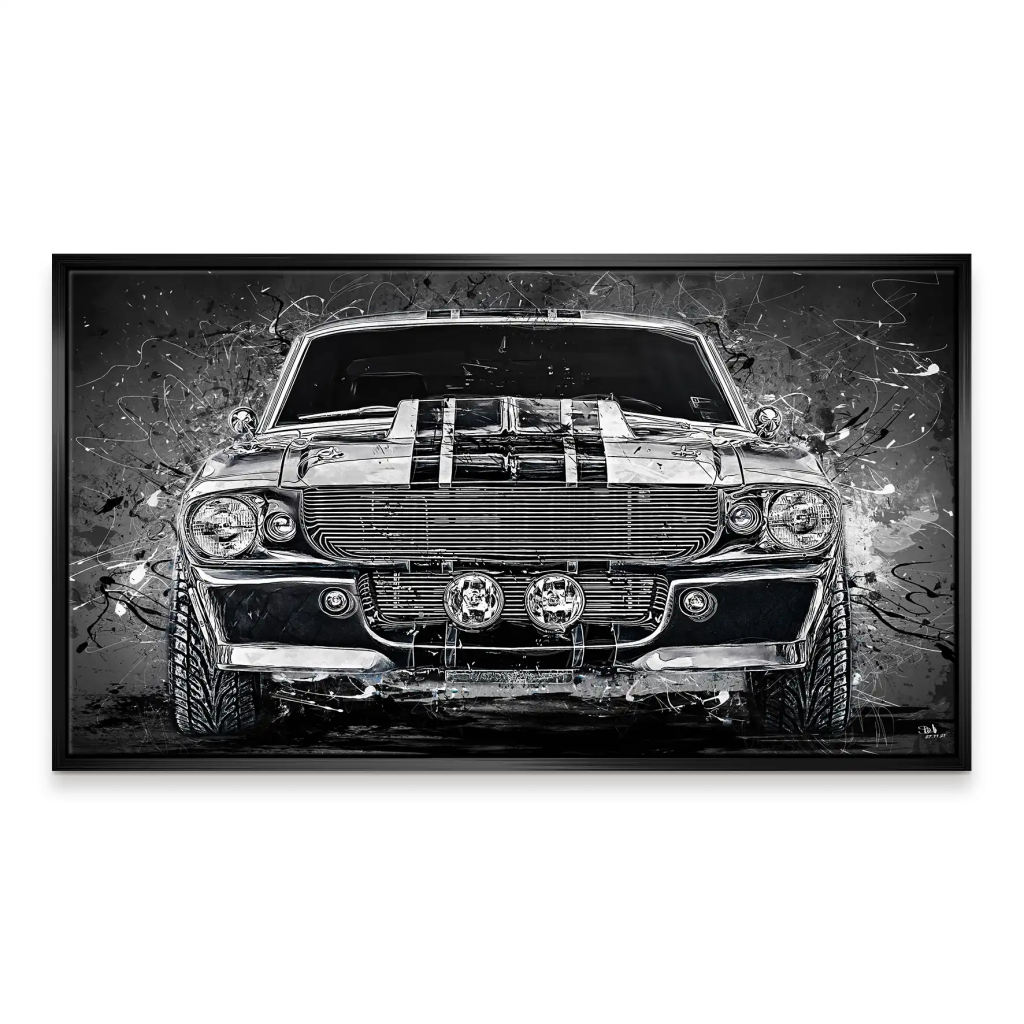 Ford Mustang Elenore Abstrakt Leinwand Bild INGALERIE