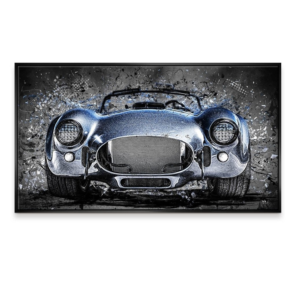 AC Cobra Abstrakt Blue Leinwand Bild INGALERIE