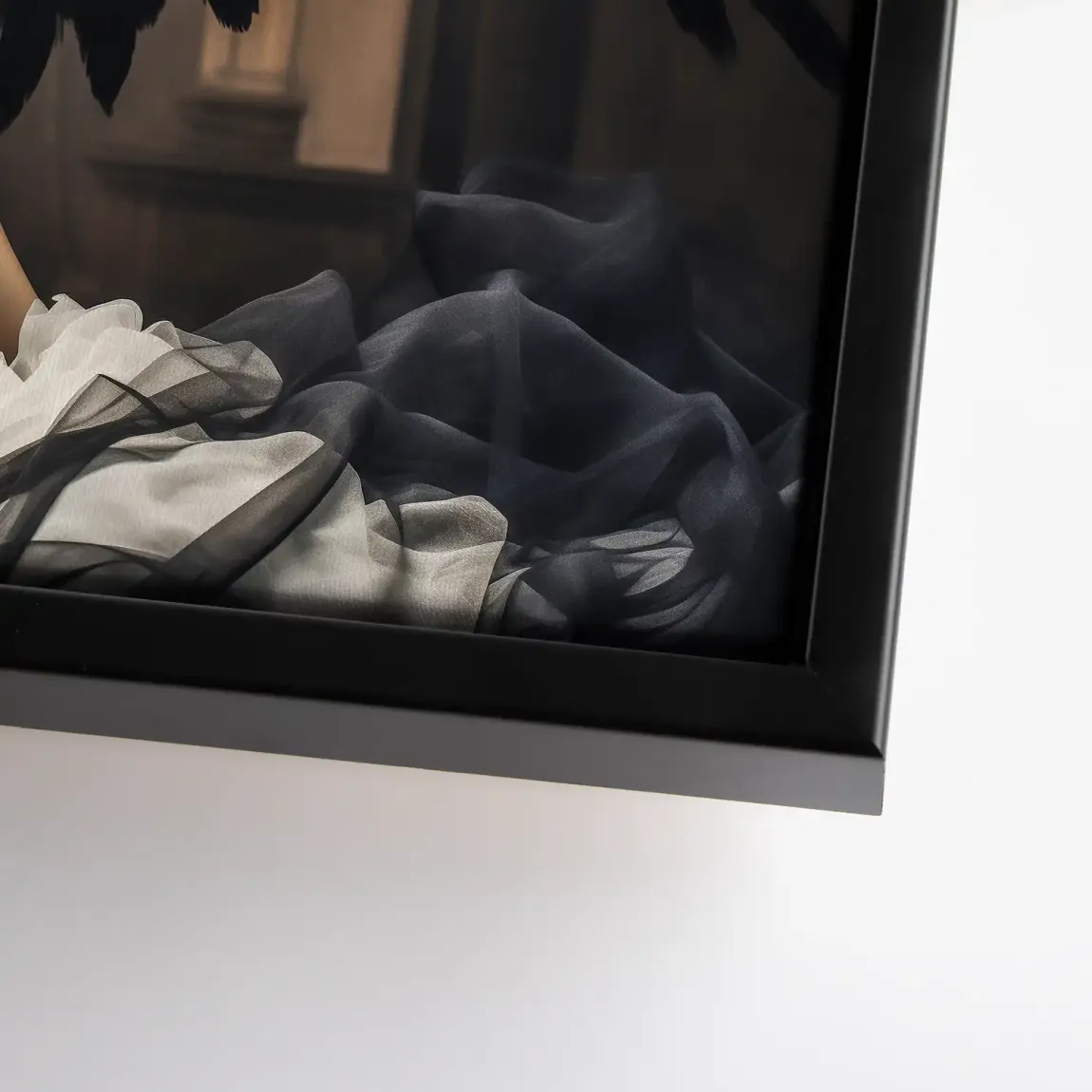 Blackwing Angel Art Leinwand Bild