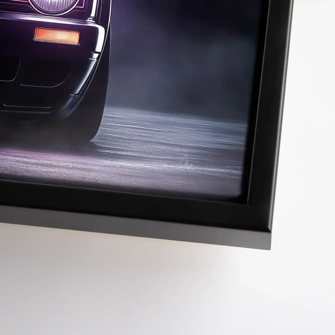 VW Golf Old School Leinwand Bild