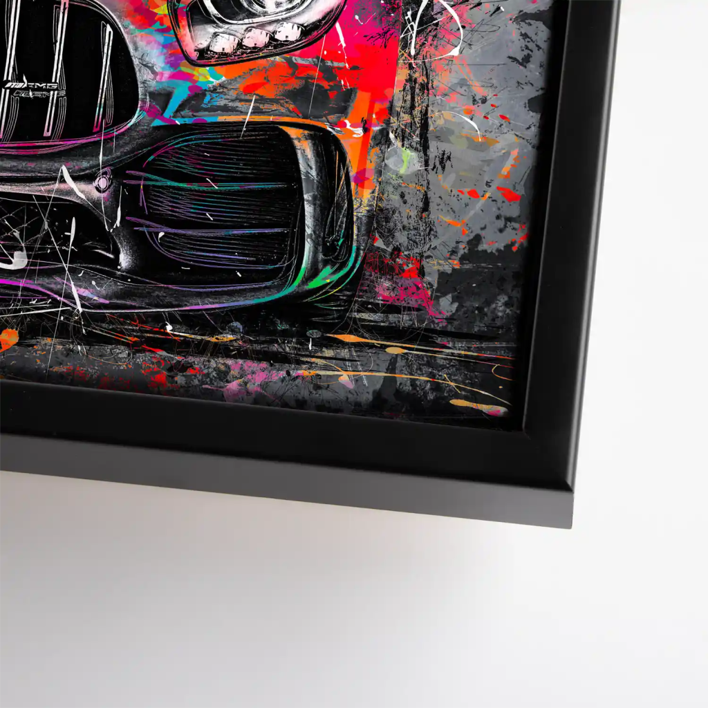 Mercedes AMG GT Pop Art Style Leinwand Bild INGALERIE