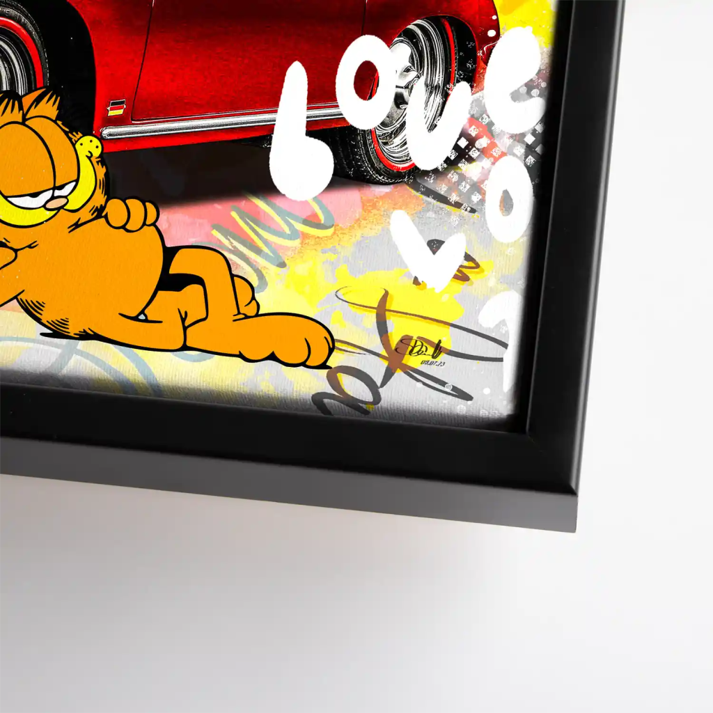 Minnie Speedster 356 Pop Art Style Leinwand Bild INGALERIE