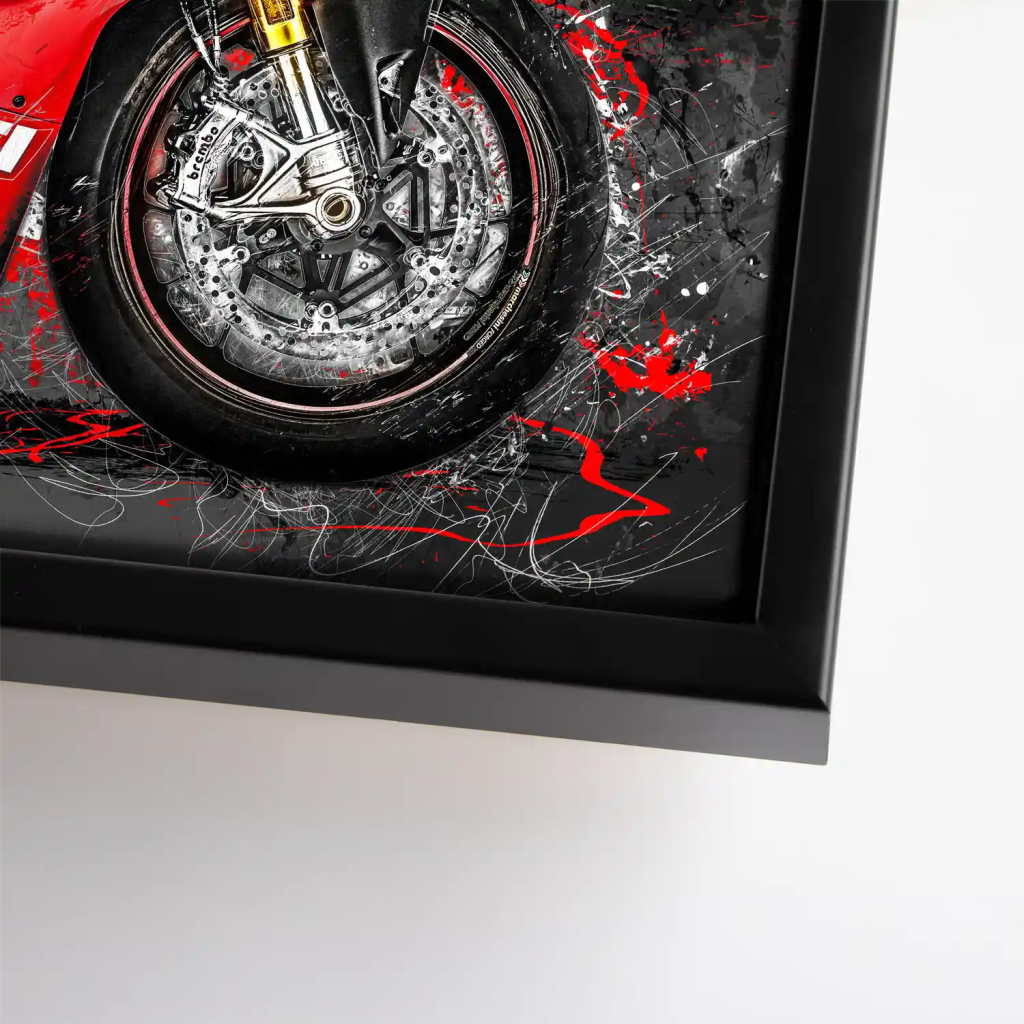 Ducati Panigale Abstrakt Leinwand Bild INGALERIE