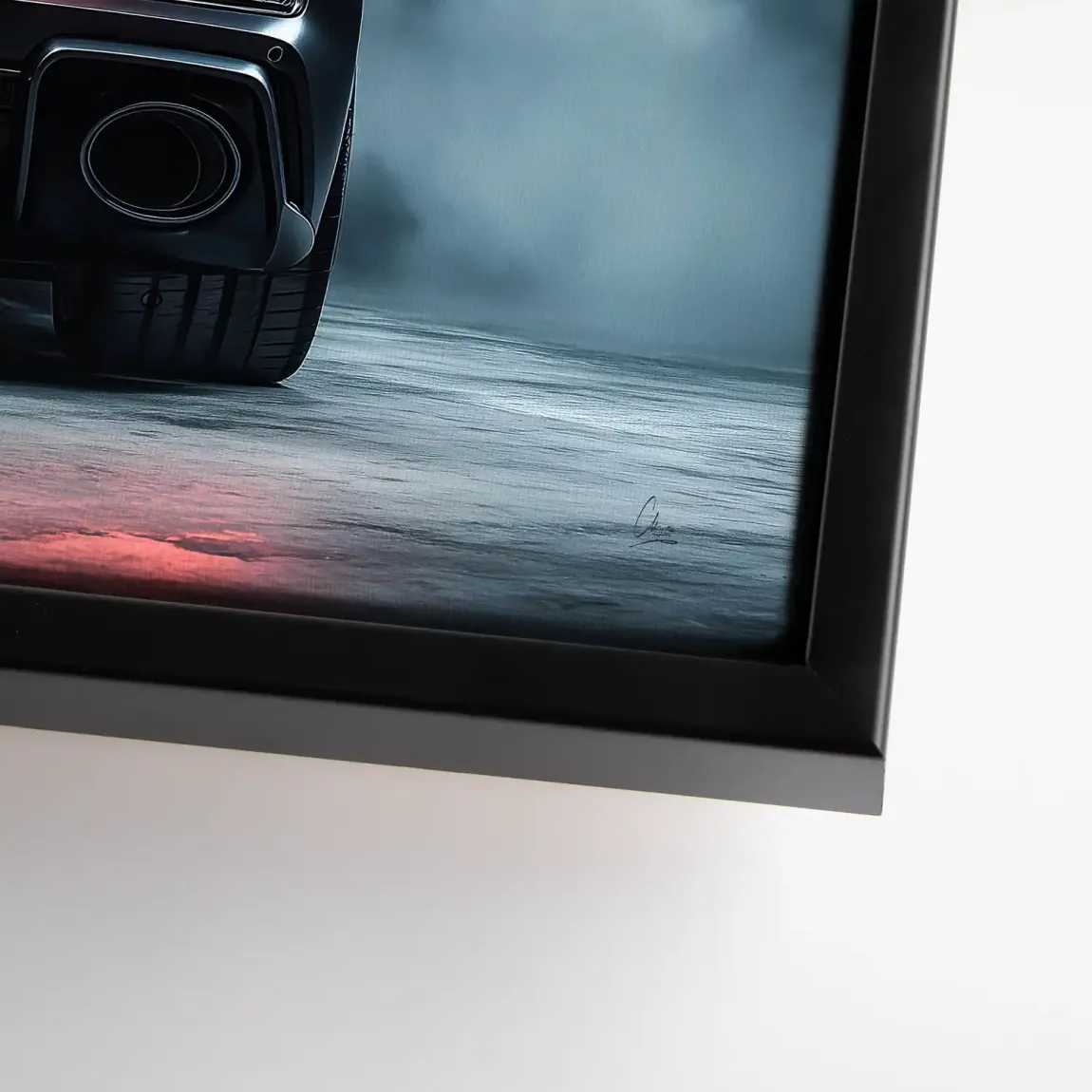 Audi R8 Dark Side Leinwand Bild