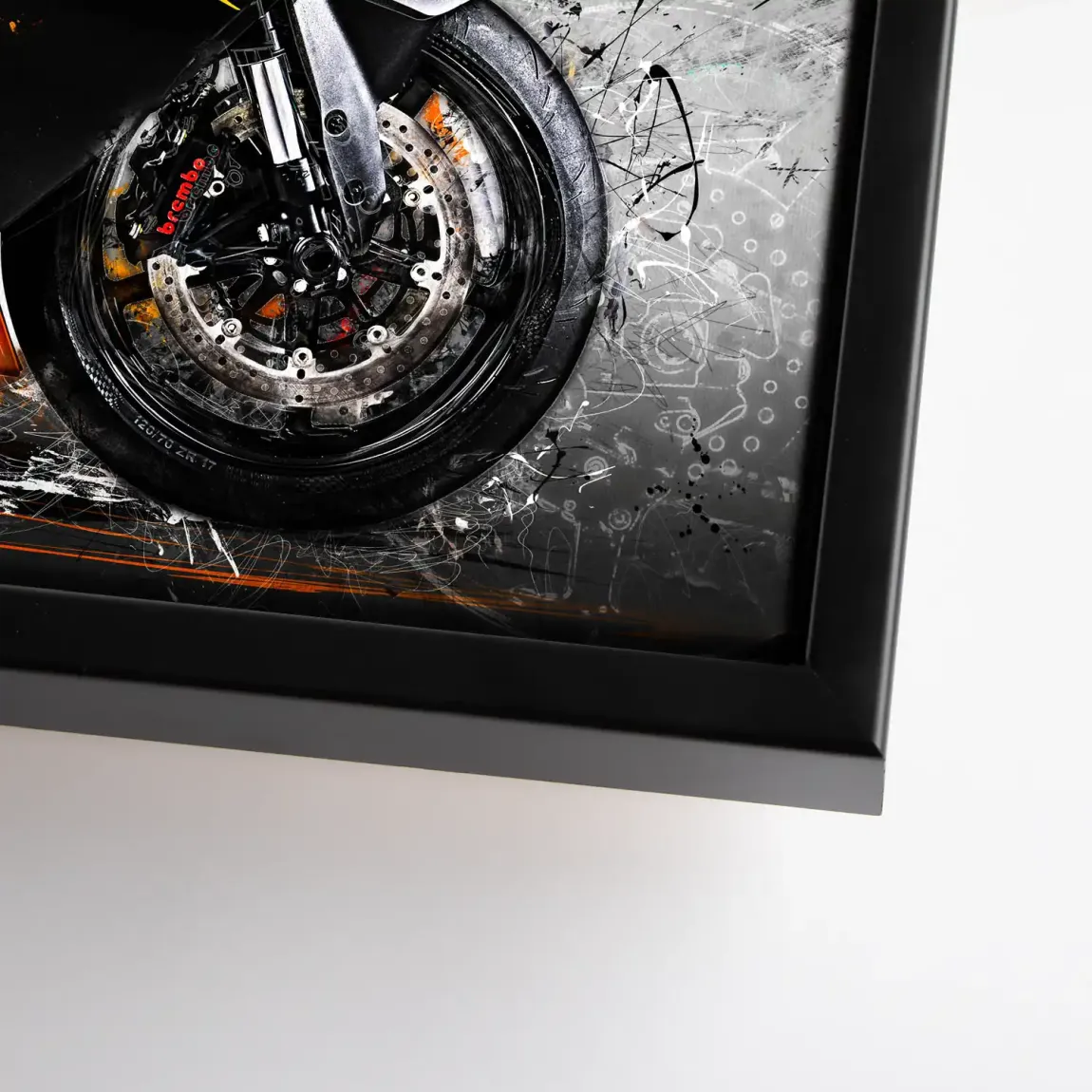 KTM RC8 Abstrakt Leinwand Bild