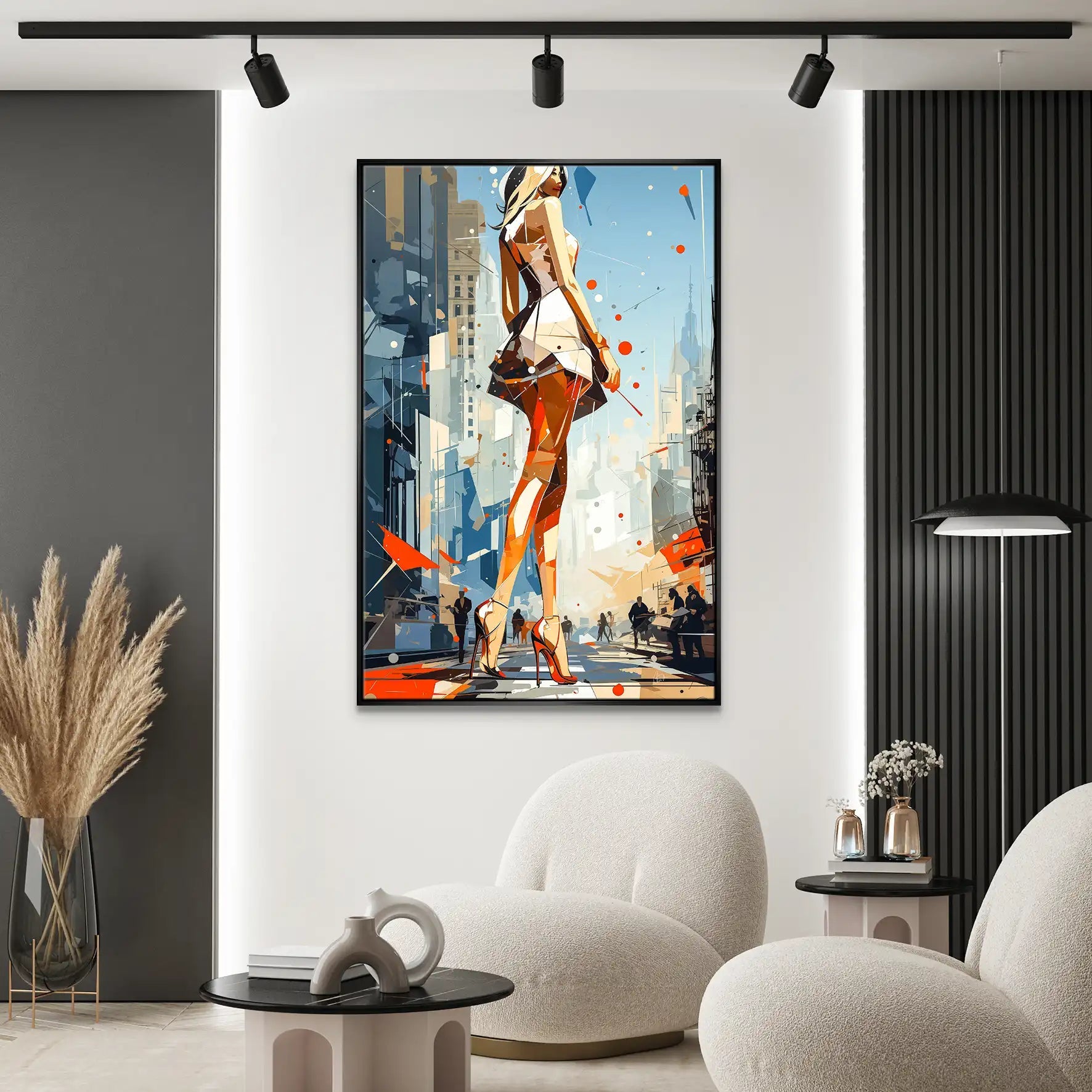 City Walk New York Pop Art Leinwand Bild INGALERIE