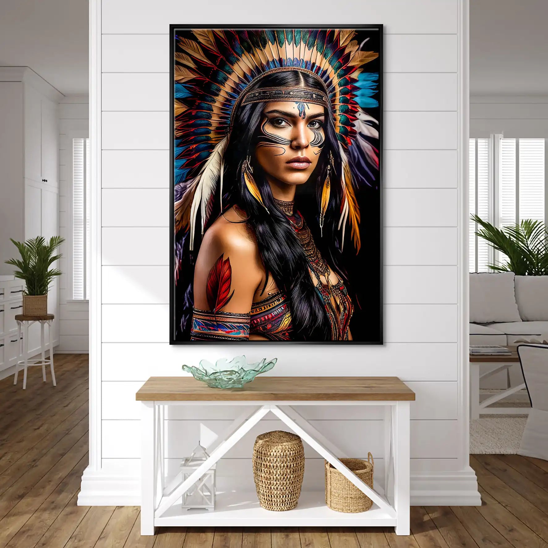 Beauty Apache Leinwand Bild INGALERIE