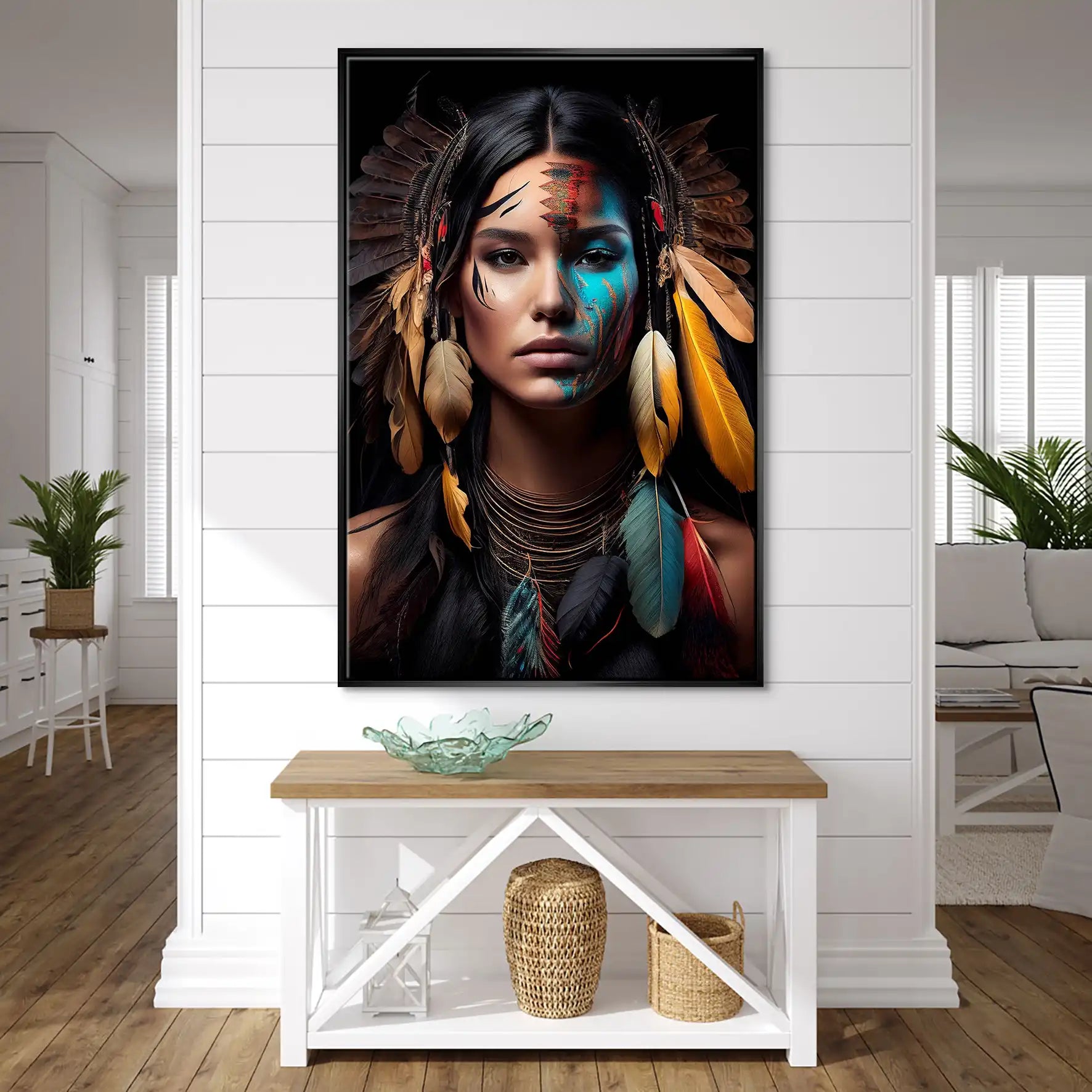 Beauty Sioux Leinwand Bild INGALERIE