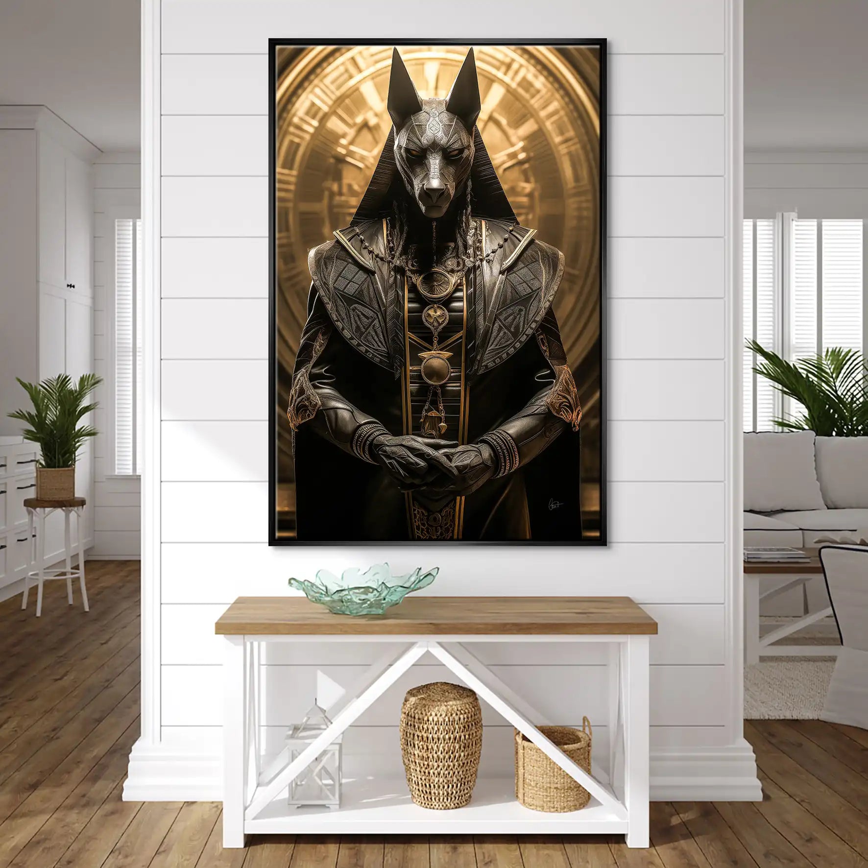 Anubis Mystik Leinwand Bild INGALERIE