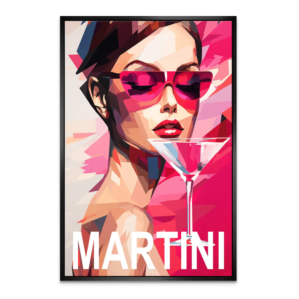 Martini Lifestyle Leinwand Bild INGALERIE