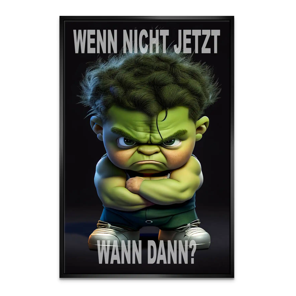 Kleiner Hulk Leinwand Bild INGALERIE