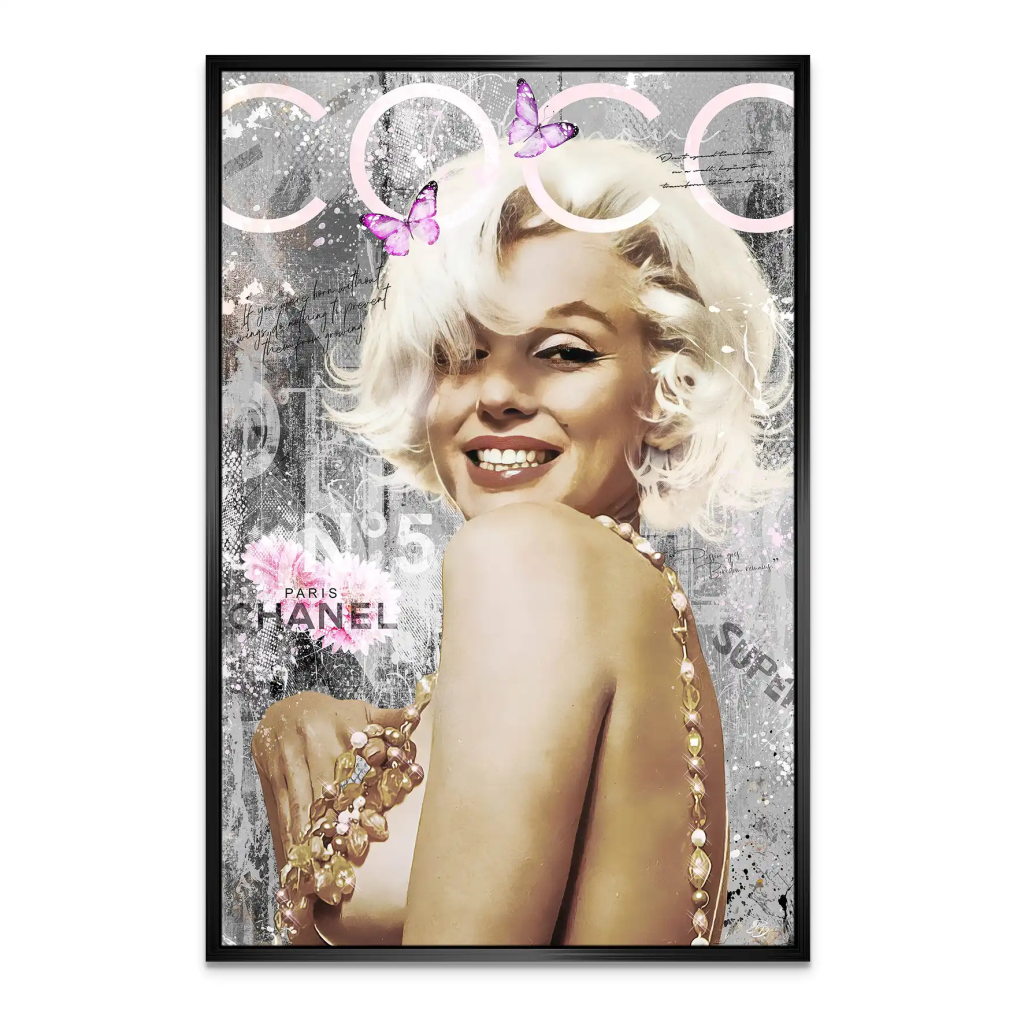 Marilyn Coco Leinwand Bild INGALERIE