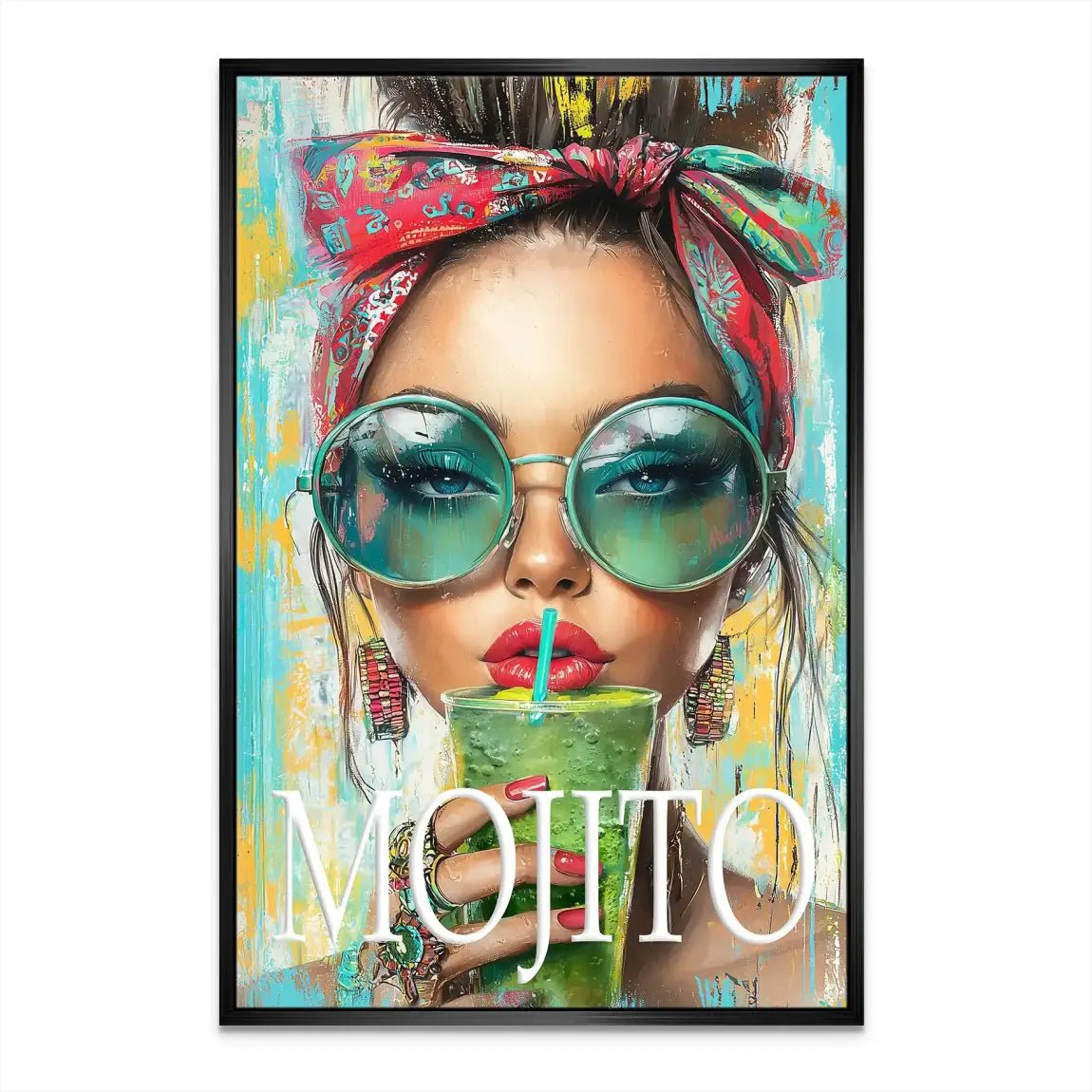 Beauty Mojito Leinwand Bild INGALERIE