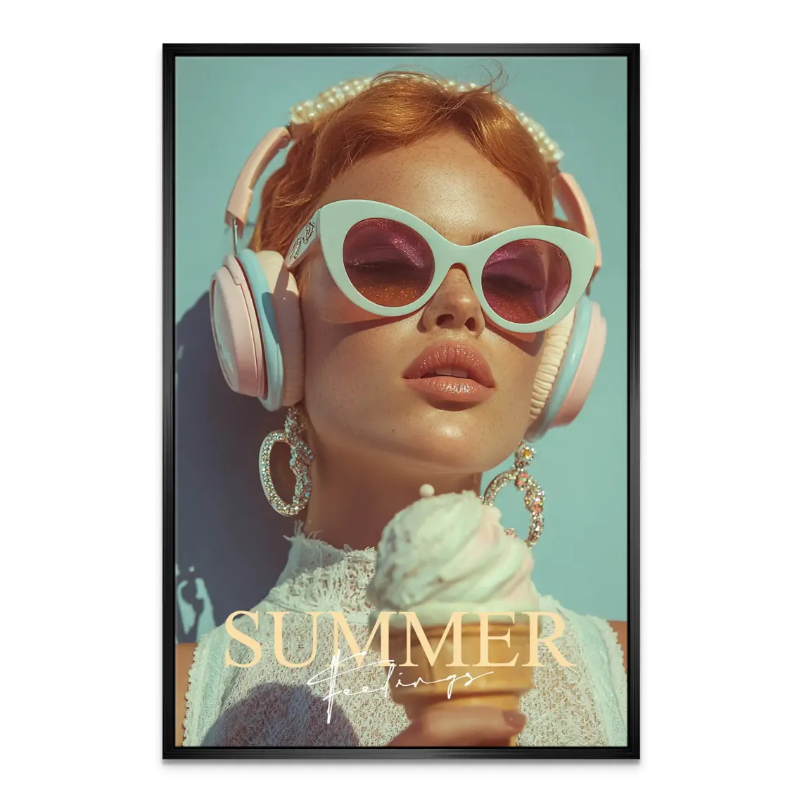 Summerfeeling Leinwand Bild