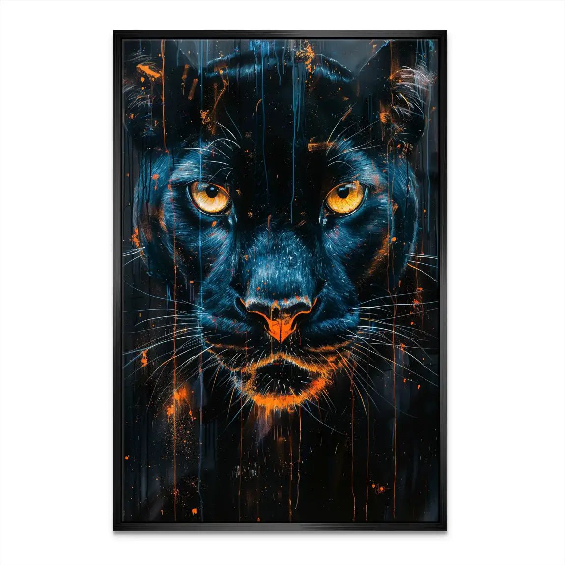 Black Panther Leinwand Bild INGALERIE