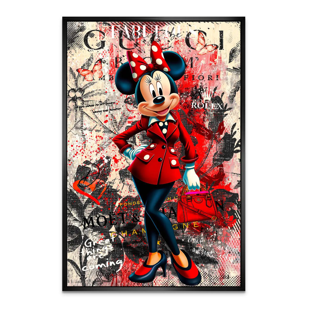 Minnie Gucci Leinwand Bild INGALERIE