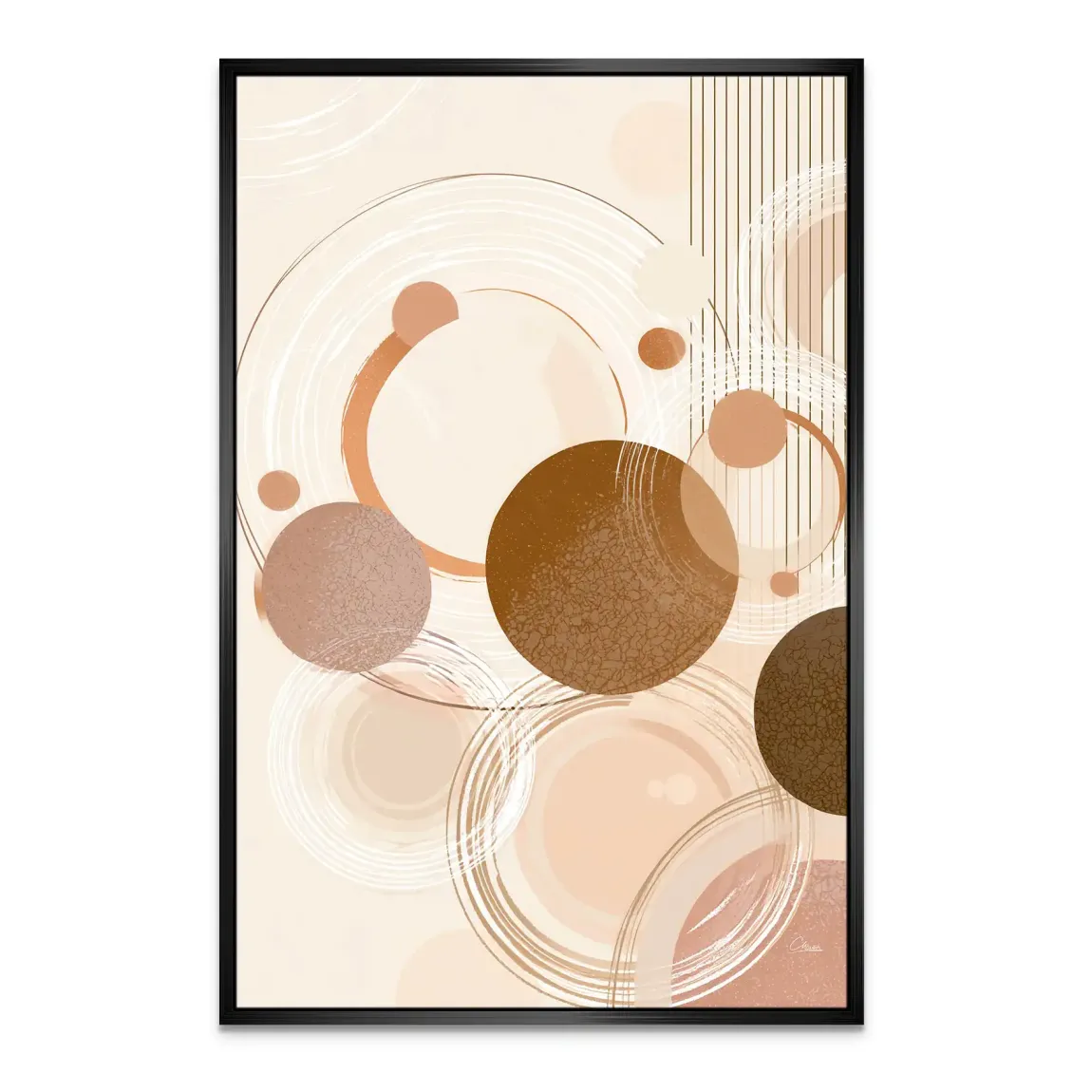 Circles of Timeless Leinwand Bild INGALERIE