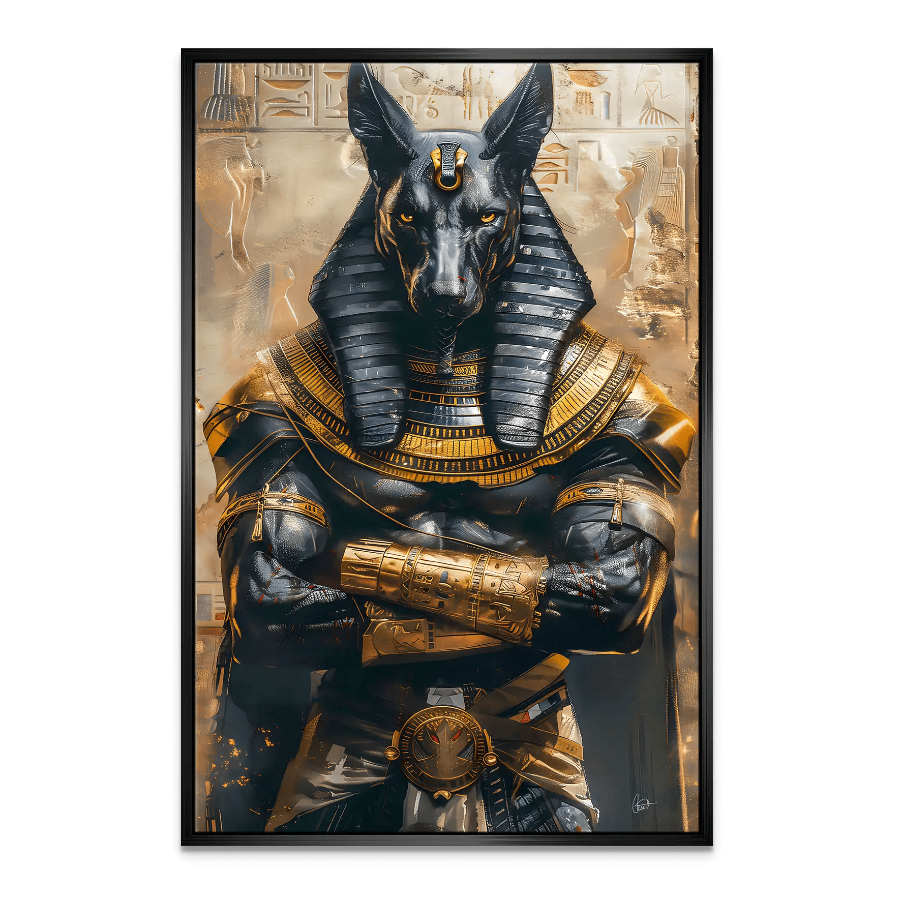 Anubis Style Leinwand Bild INGALERIE