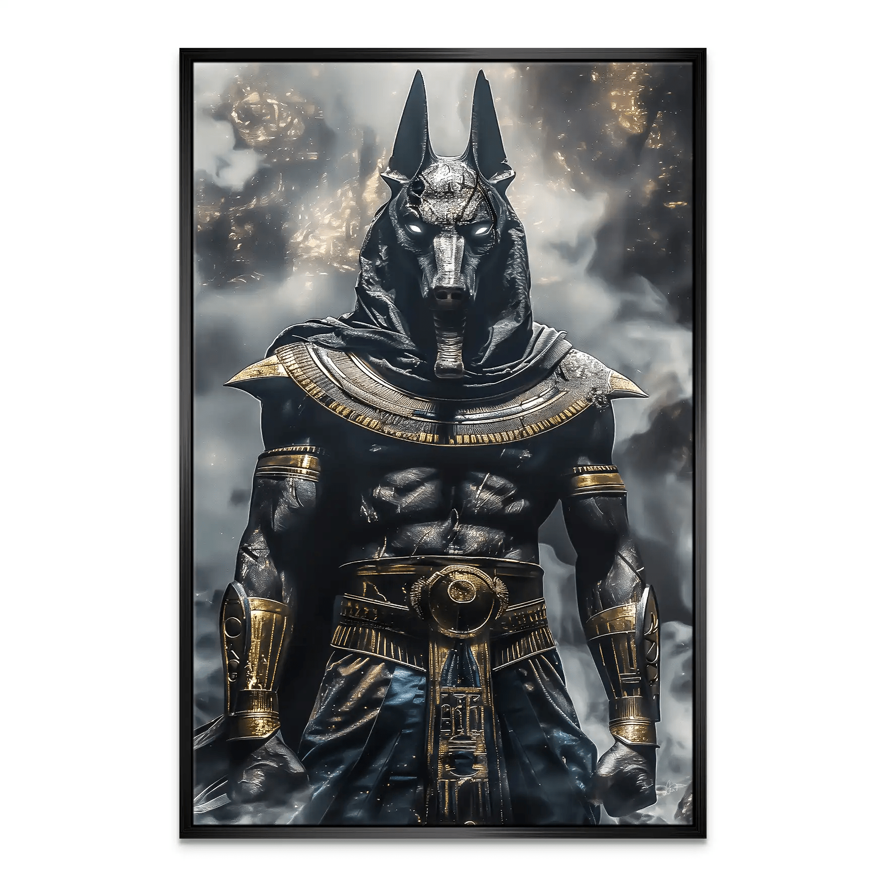 Anubis Dark Leinwand Bild INGALERIE