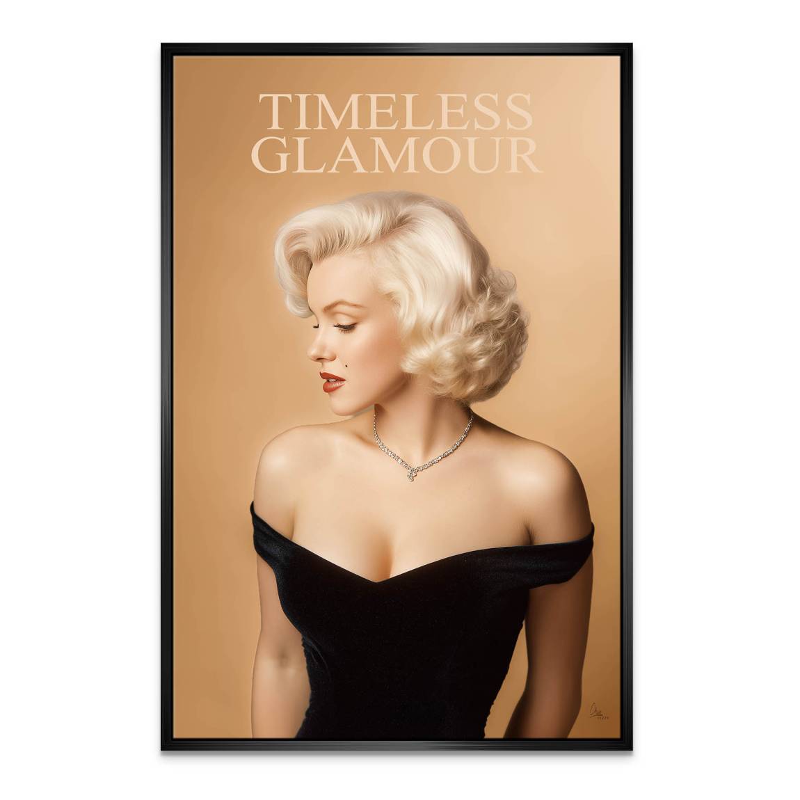 Marilyn Monroe Timeless Leinwand Bild