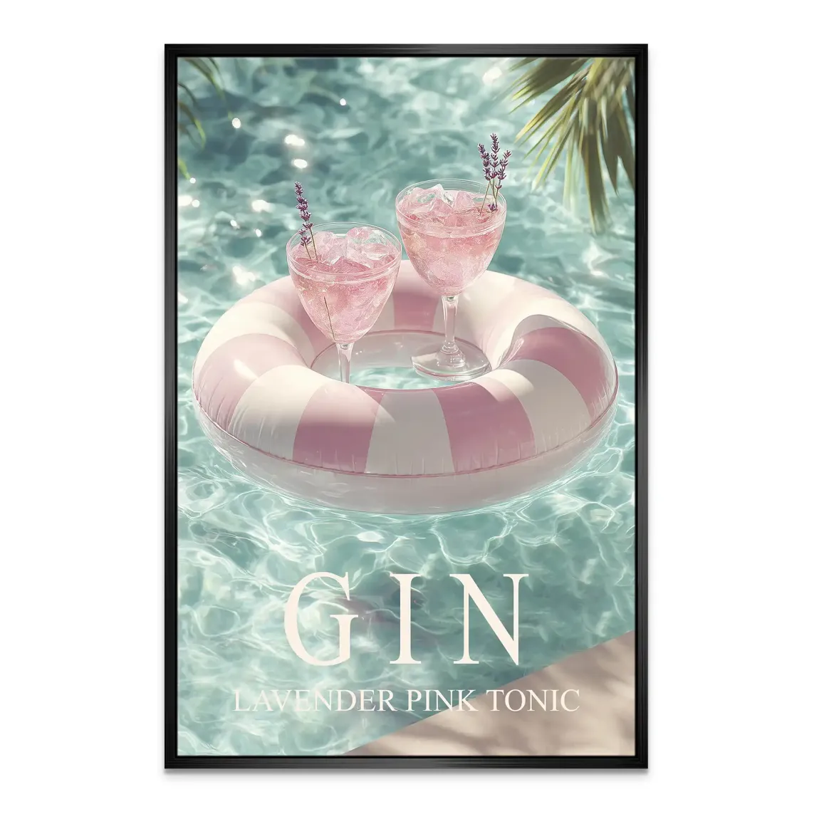 Gin Lavender Dream Leinwand Bild