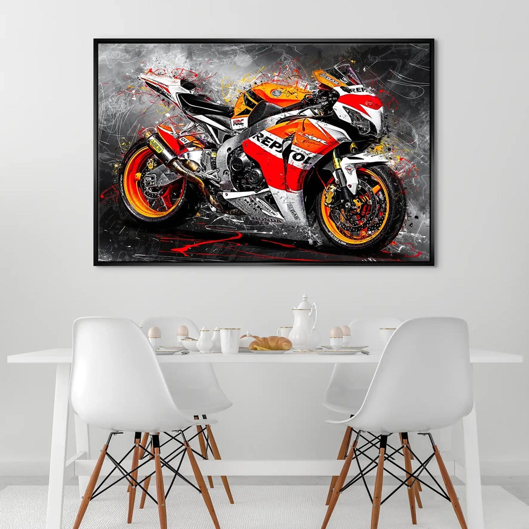 Honda Fireblade SC59 Leinwand Bild INGALERIE