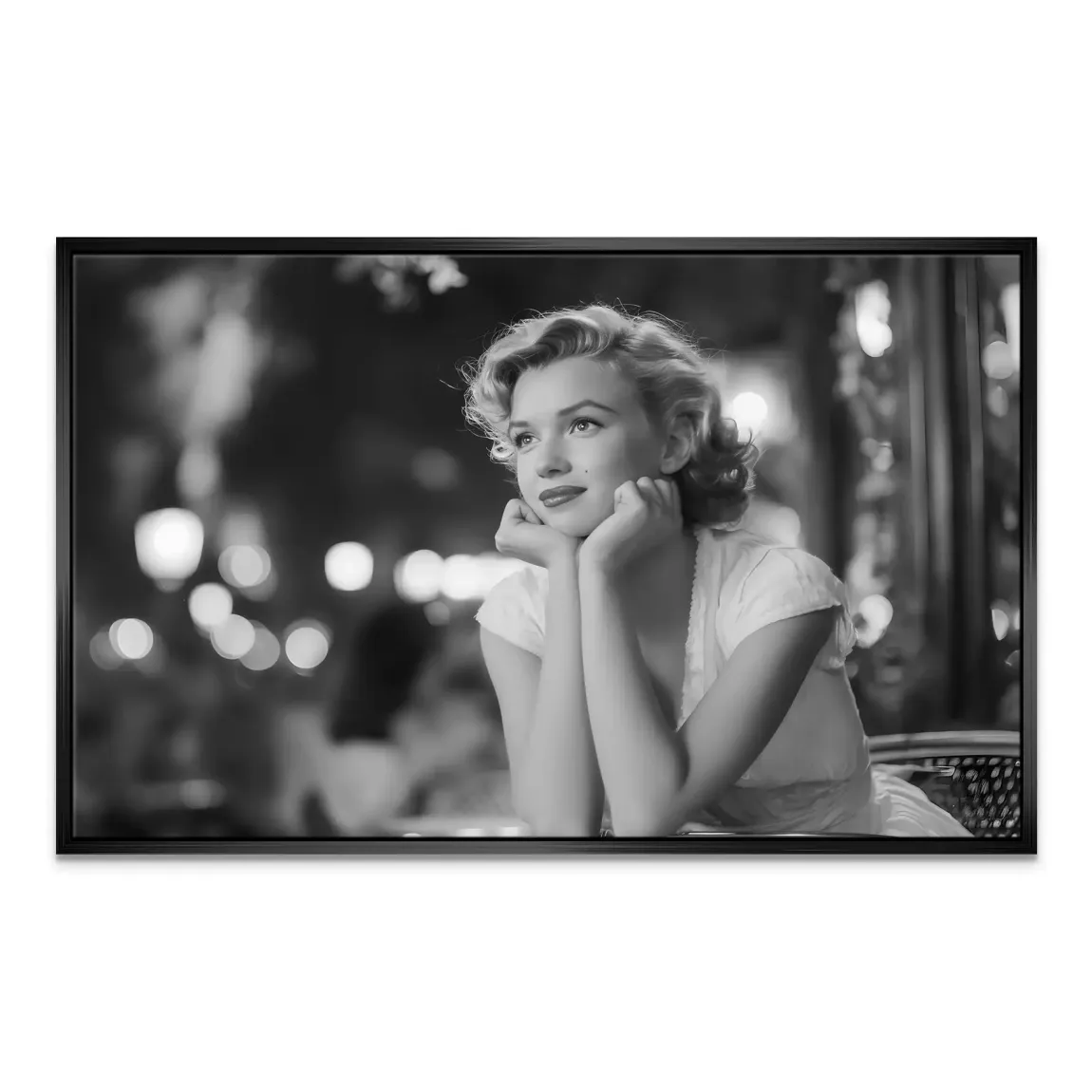 Marilyn Nightwish Noir Leinwand Bild