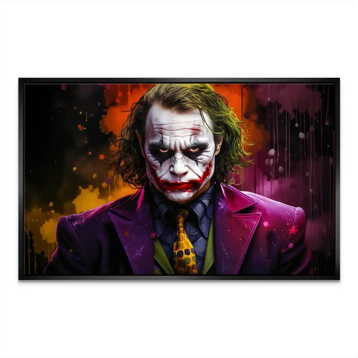 Joker Abrakt Leinwand Bild INGALERIE