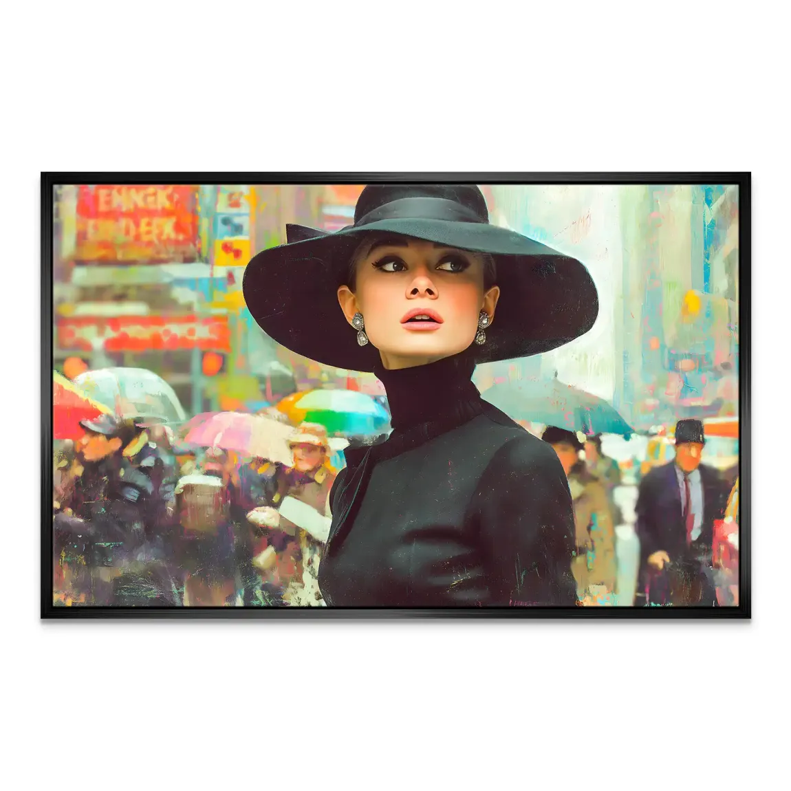Audrey in New York Nr.2 Leinwand Bild INGALERIE