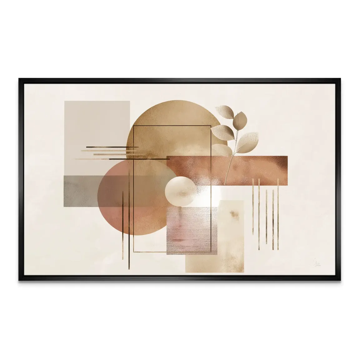 Silent Balance Leinwand Bild