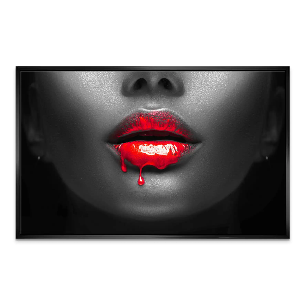 Red Lips Leinwand Bild INGALERIE