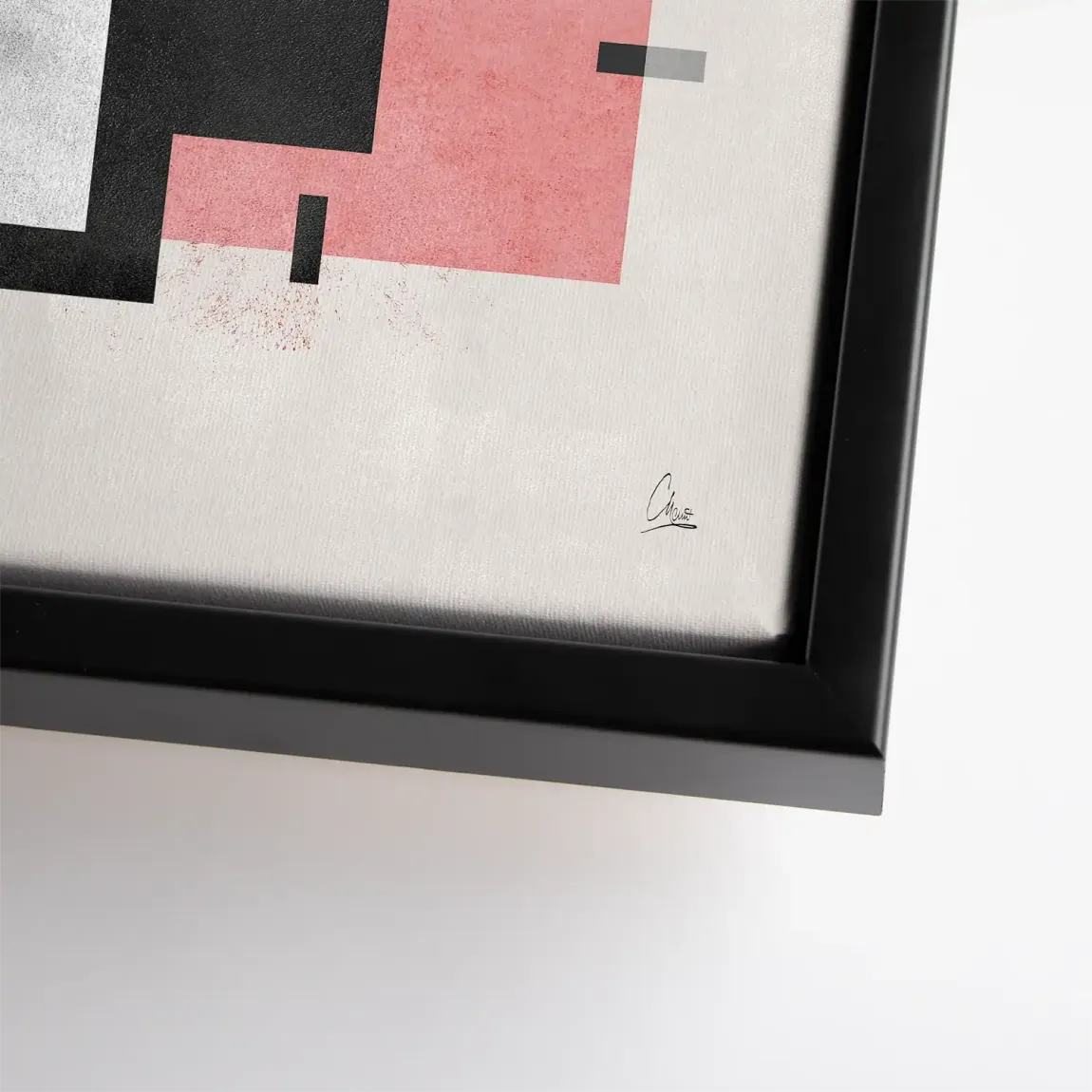 Geometric Aura Leinwand Bild