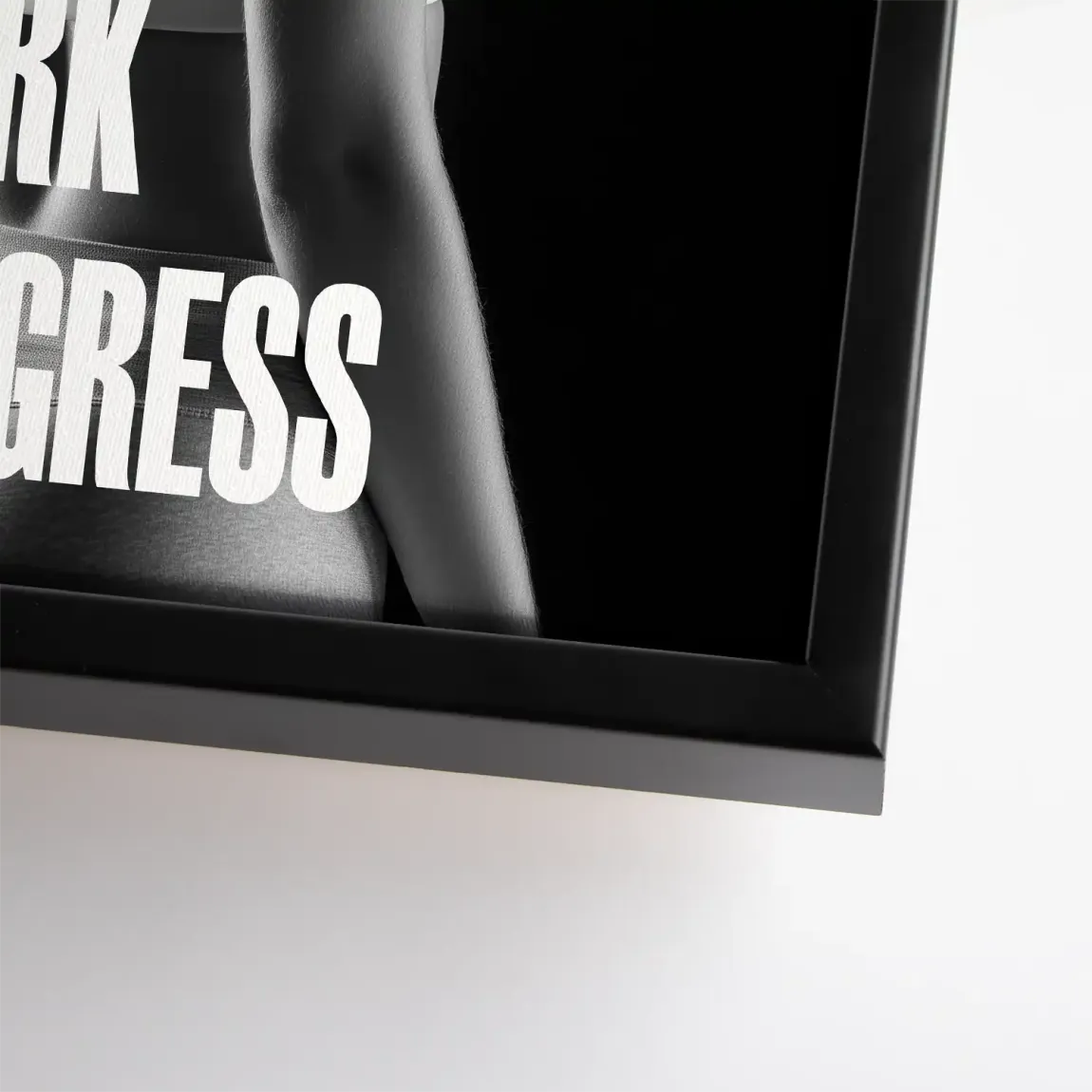 Progress Training Leinwand Bild