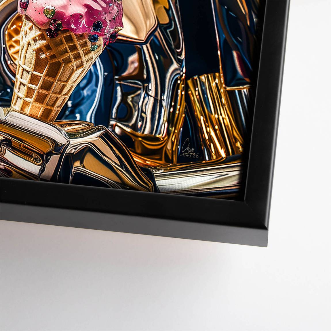 Stormtrooper Gold Leinwand Bild