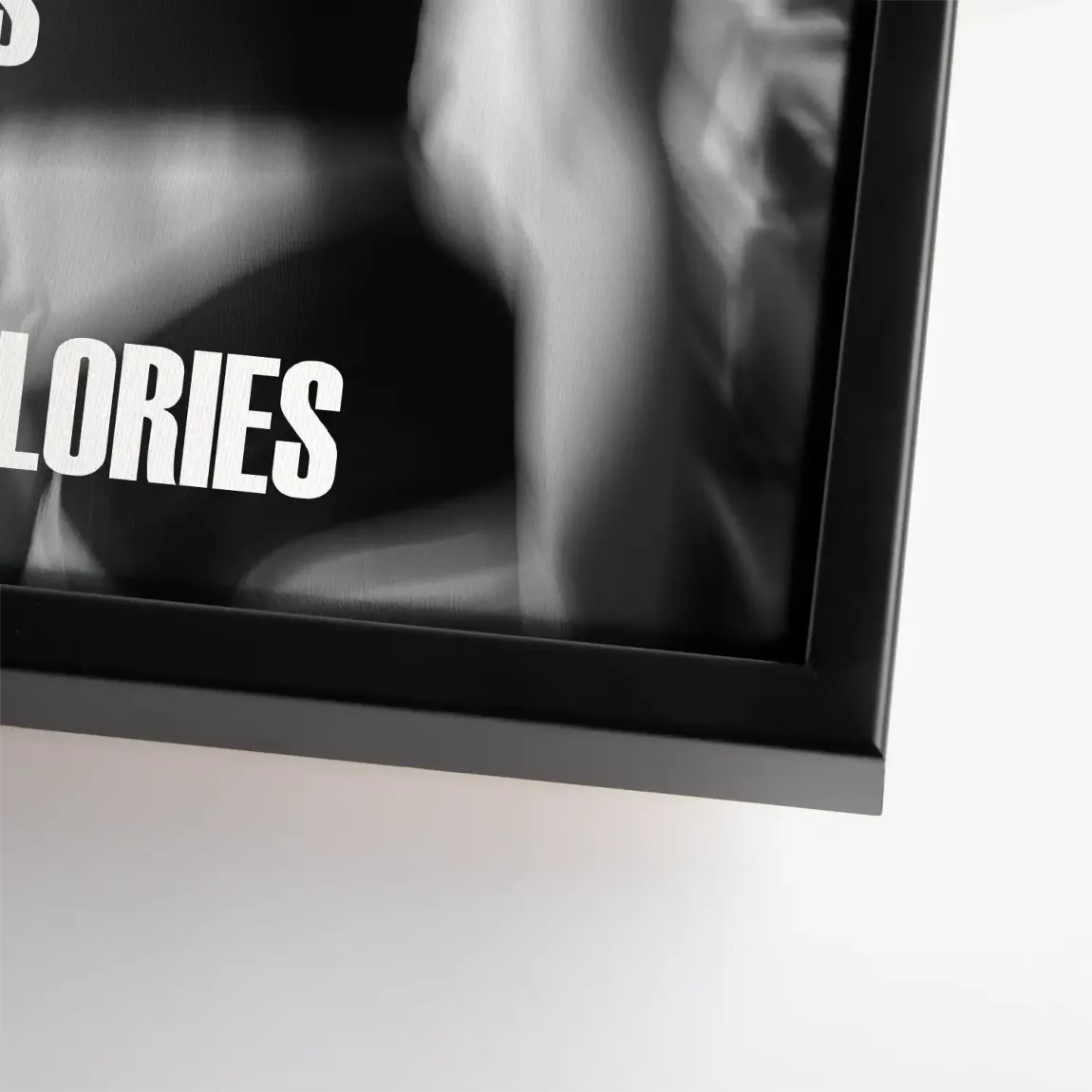 Burn Calories Fitness Leinwand Bild