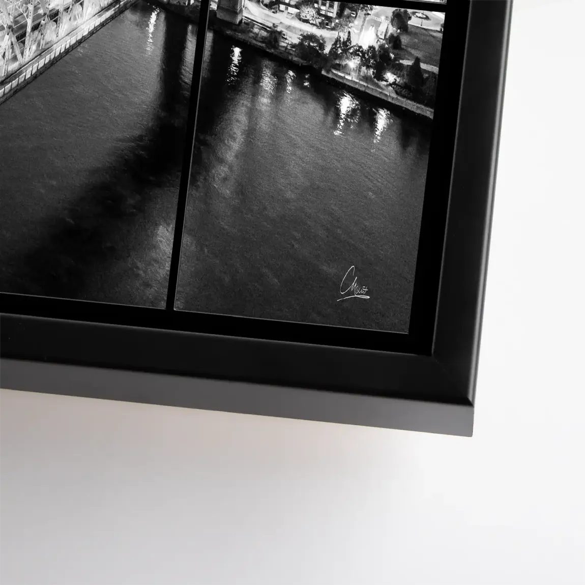 Bridge Lights New York Leinwand Bild