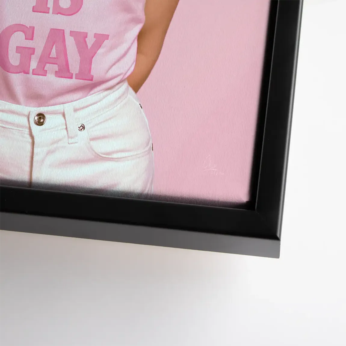 Audrey Hepburn Ken is Gay Leinwand Bild
