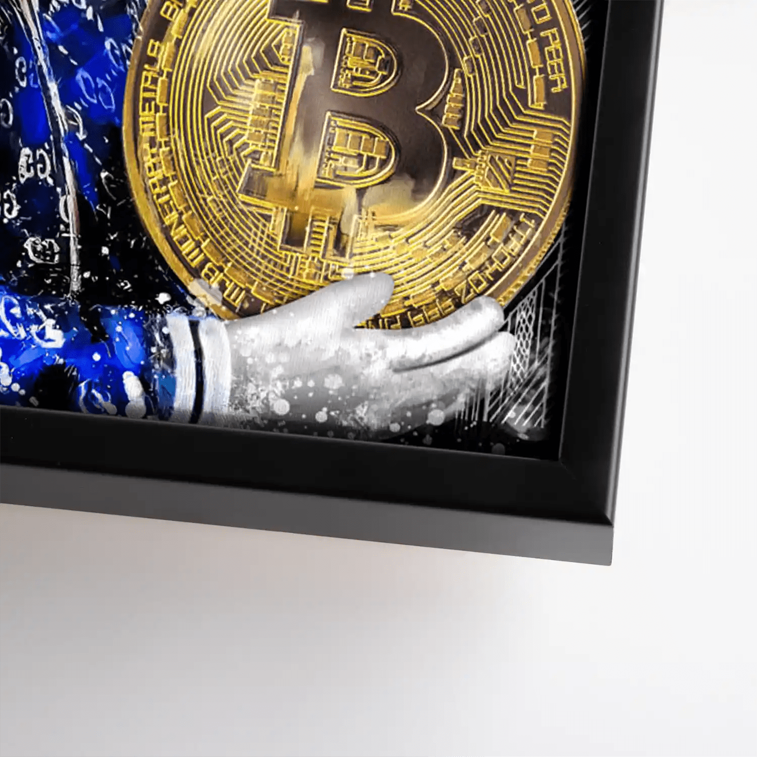 Dagobert Bitcoin Nr.2 Pop Art Leinwand Bild INGALERIE