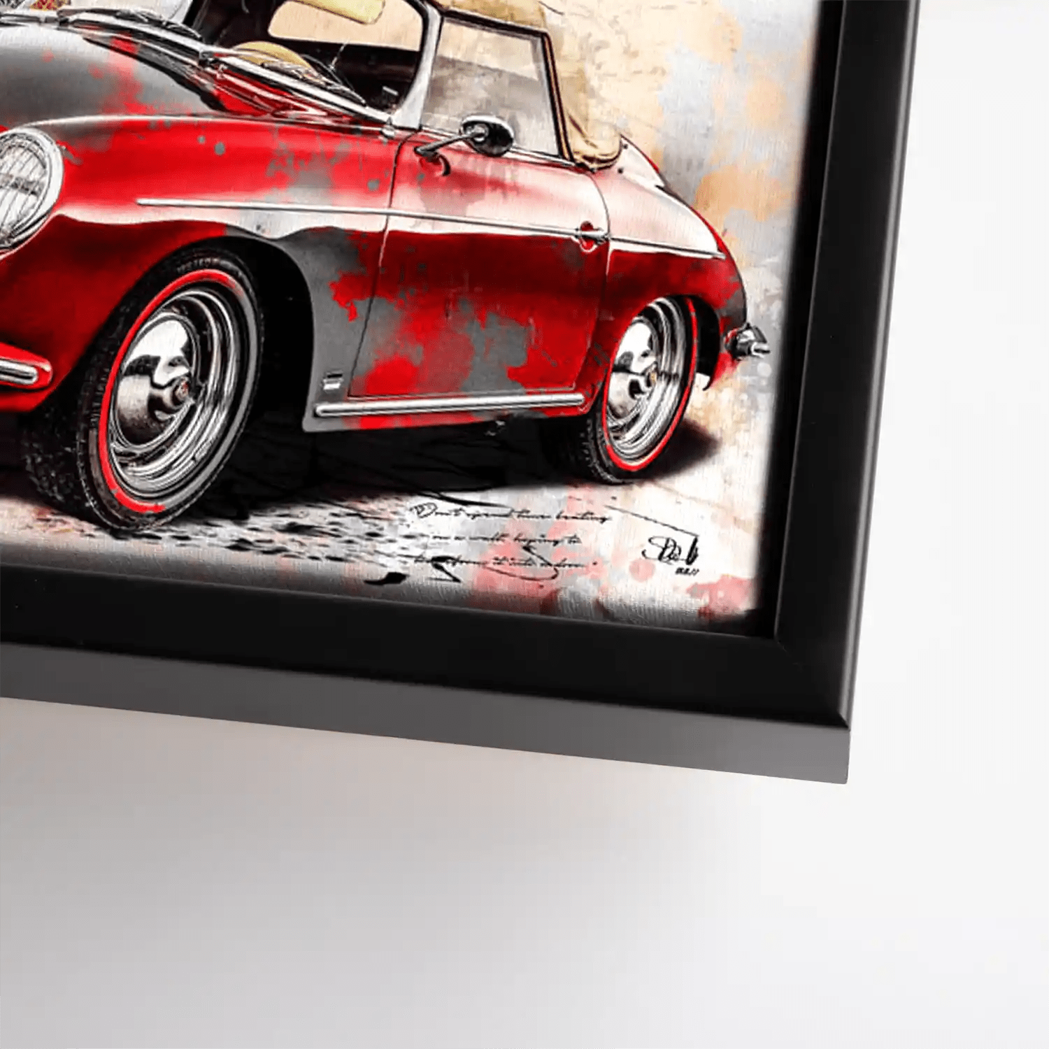 Audrey Porsche Pop Art Leinwand Bild INGALERIE